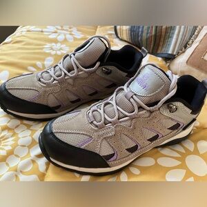 Magellan Outdoors Women's Athletic  Hiking Shoes - Gray and Purple